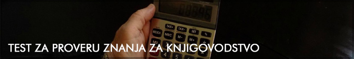 Test za proveru znanja za knjigovodstvo