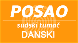 Poslovi sudski tumač i prevodilac za danski jezik