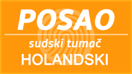 Sudski tumač za holandski jezik