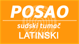 Poslovi sudski tumač za latinski jezik