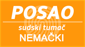 Poslovi sudski tumač za nemački jezik