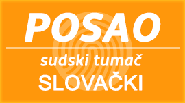 Poslovi sudski tumač za slovački jezik