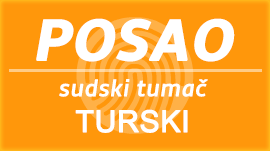 Poslovi sudski tumač za turski jezik