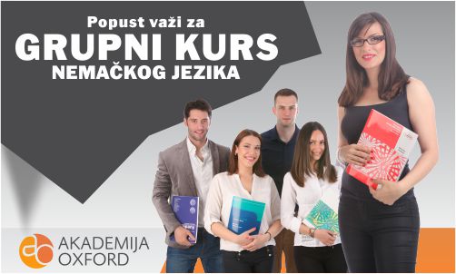 Popust za grupni kurs nemackog jezika - Akademija Oxford