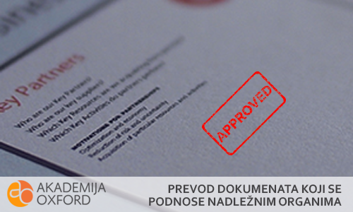 Prevod dokumenata koji se podnose nadležnim organima u inostranstvu i Srbiji