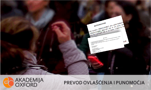 Prevod ovlašćenja i punomoćja