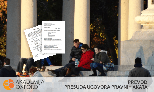 Prevod presuda i pravnih akata