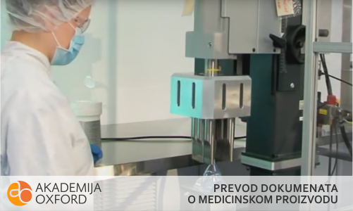 Prevodi dokumentacije o medicinskim proizvodima