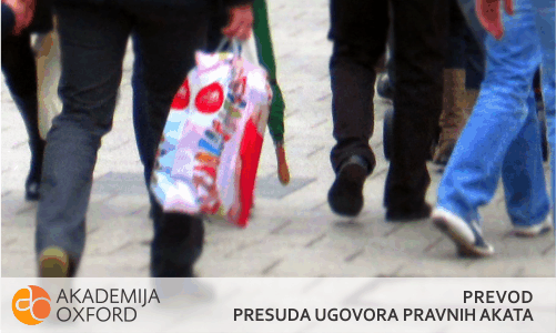 Prevodi presuda i pravnih akata