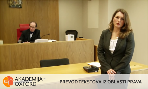 Prevodilac za tekstove iz oblasti prava Kragujevac - Akademija Oxford