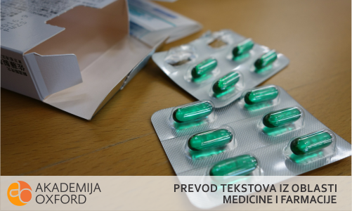 Prevodilac tekstova za oblast medicine i farmacije Kragujevac - Akademija Oxford