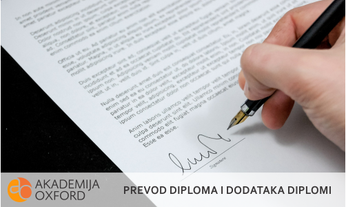 Prevođenje diploma i dodataka diplomi