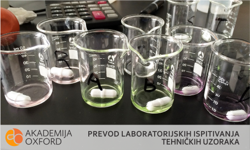 Prevođenje laboratorijskih ispitivanja tehnickih uzoraka