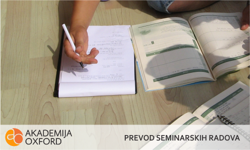 Prevodjenje seminarskih radova