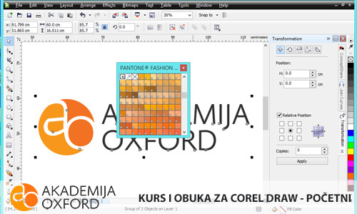 Škola za Corel Draw - Početni nivo Niš - Akademija Oxford