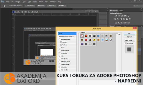 Škola za Adobe Photoshop - Napredni nivo Niš - Akademija Oxford