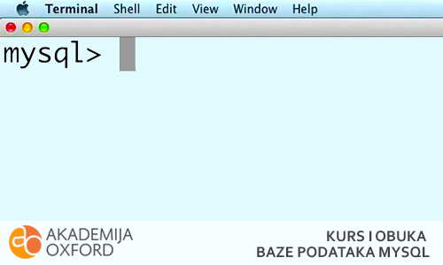 Kurs baze podataka MySQL