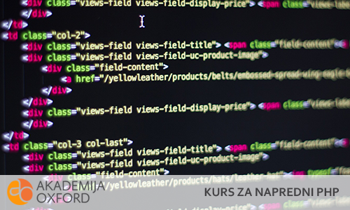 Kurs i obuka za napredni PHP