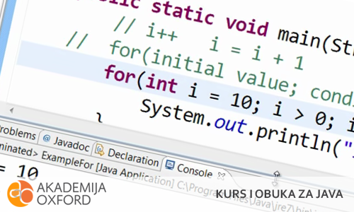 Obuka za JAVA