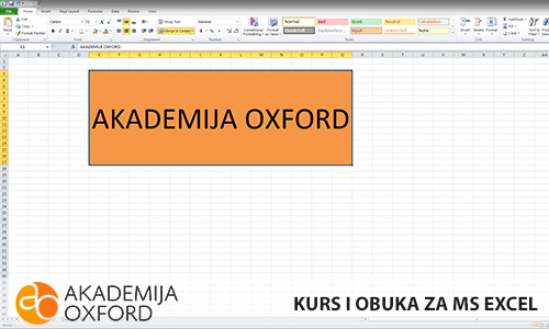 Obuka za MS Excel - Niš - Akademija Oxford