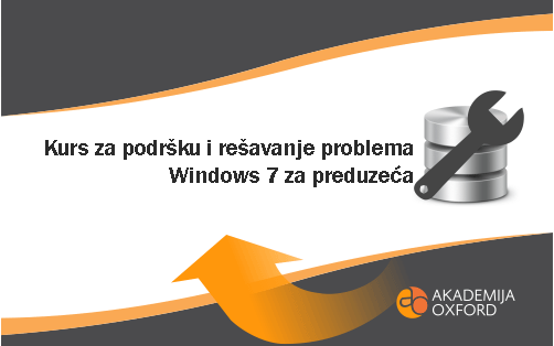 Kurs Za Podrsku I Resavanje Problema Windows 7 Za Preduzeca