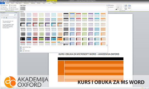 Škola za MS Word - Beograd - Akademija Oxford