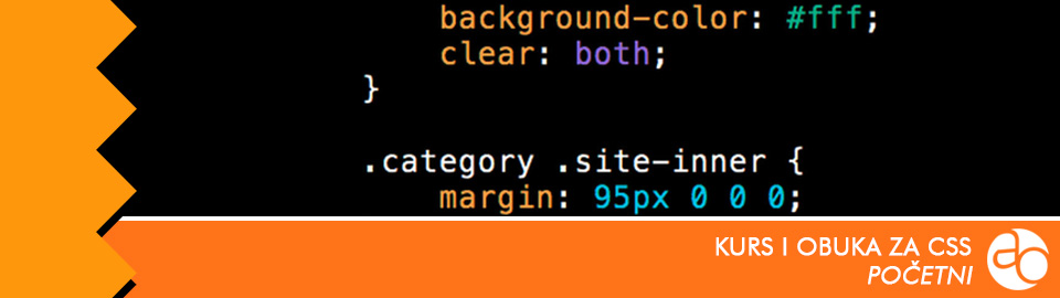Kurs i obuka za CSS, početni