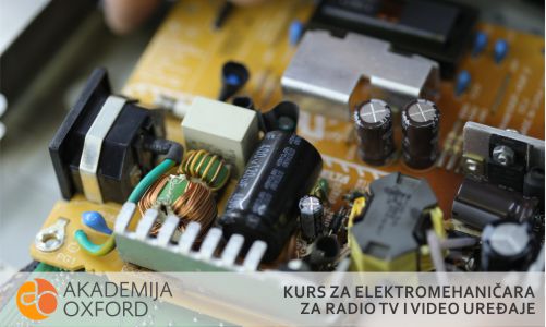 Akademija Oxford - Kurs za elektromehaničara za radio, tv i video uredjaje Novi Sad