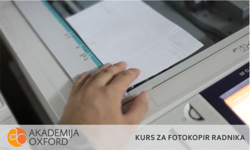 Akademija Oxford - Kurs za fotokopir radnika Novi Sad