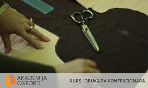 Kurs i obuka za konfekcionara - Akademija Oxford