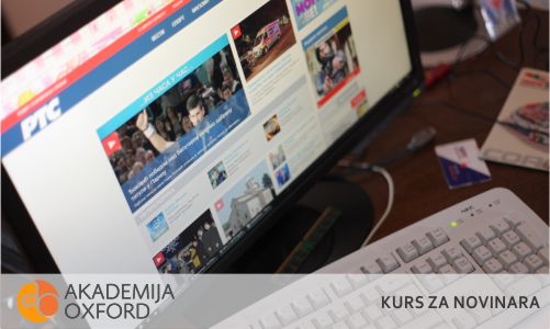 Kurs i obuka: Osnove novinarstva -  Zemun -Akademija Oxford