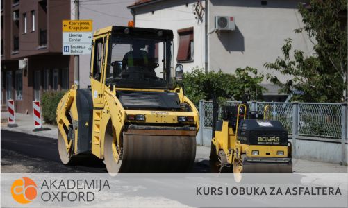 Kurs i obuka za asfaltere Subotica - Akademija Oxford