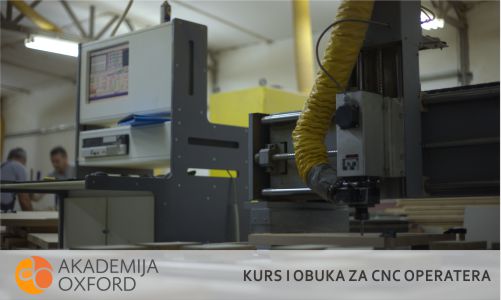 Kurs i obuka za CNC operatere Zemun - Akademija Oxford