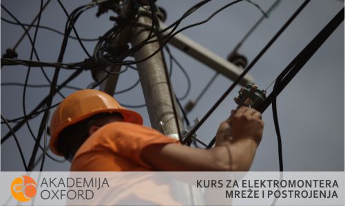 Kurs i obuka za elektromontere mreže i postrojenja - Niš - Akademija Oxford