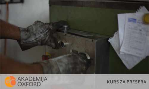 Kurs i obuka za presera - Zemun - Akademija Oxford