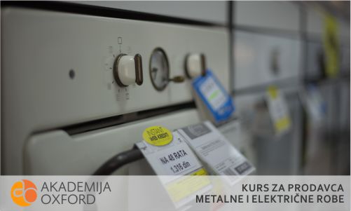 Kurs i obuka za prodavca metalne i električne opreme - Beograd - Akademija Oxford