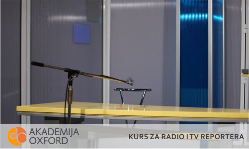 Kurs i obuka za radio i TV reportere Beograd - Akademija Oxford