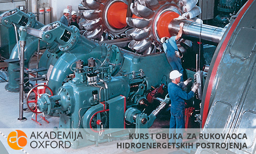 Kurs i obuka za rukovaoca  hidroenergetskih postojenja - Beograd - Akademija Oxford