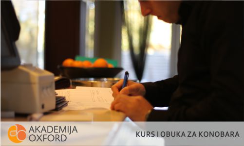 Kurs za konobara Beograd - Akademija Oxford