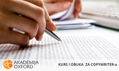 Obuka za copywriter-a Zemun  - Akademija Oxford