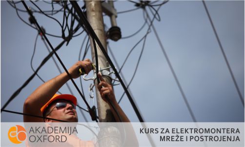 Obuka za elektromontera mreže i postrojenja - Novi Sad - Akademija Oxford