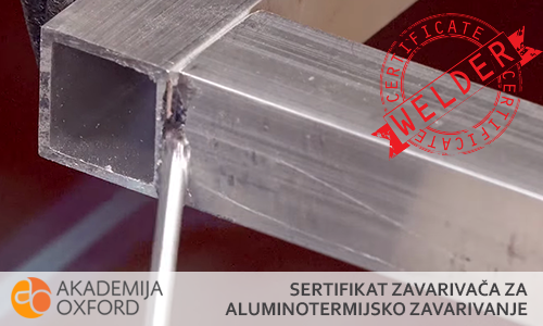 Sertifikat zavarivača aluminotermijskog zavarivanja