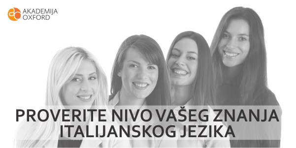 Proverite nivo znanja italijanskog jezika