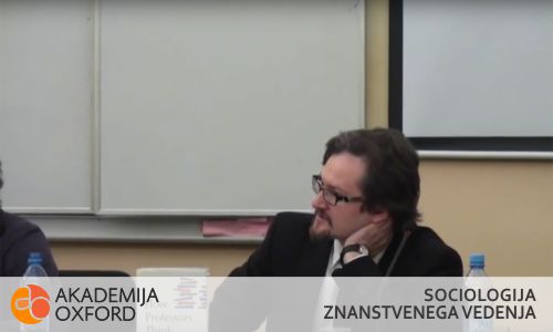 Prevajanje člankov s področja sociologije znanstvenega vedenja