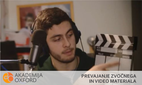 Prevajanju zvočnega in video materiala, Maribor