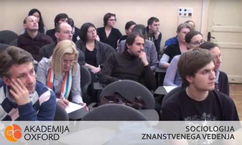 Prevod člankov s področja sociologije znanstvenega vedenja