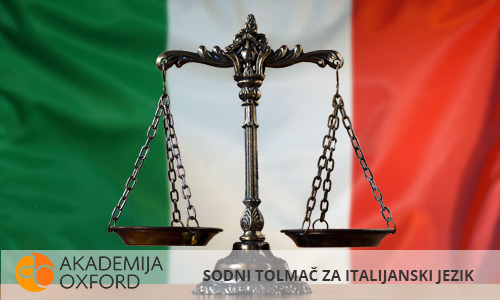 Sodni tolmači za italijanski jezik Maribor - Akademija Oxford