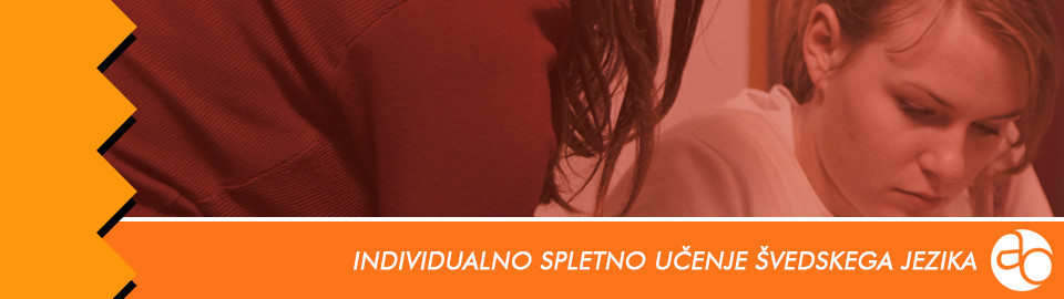 Individualno spletno učenje švedskega jezika