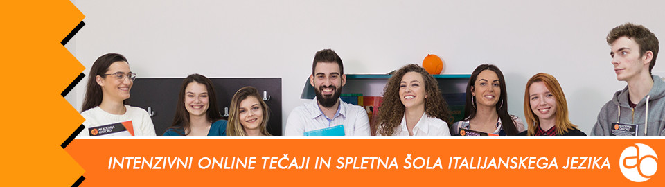 Intenzivni online tečaji italijanskega jezika