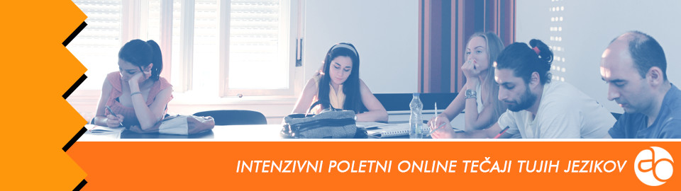 Intenzivni poletni online tečaji tujih jezikov